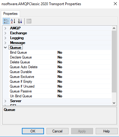 AMQPClassic Logging Properties